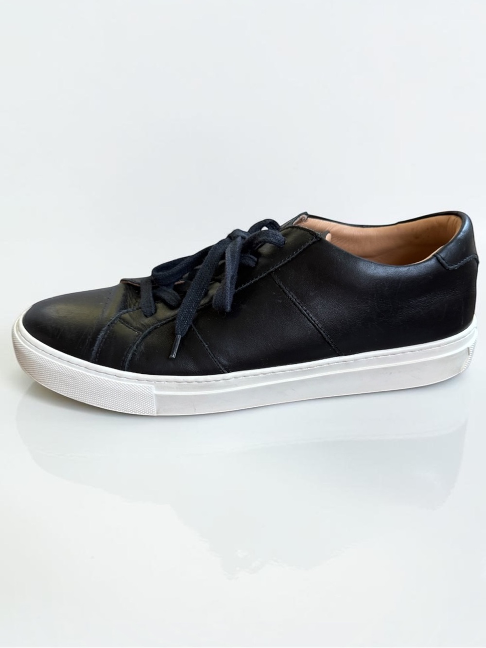 GREATS BROOKLYN Black Royale Leather Luxury Sneakers Size 12